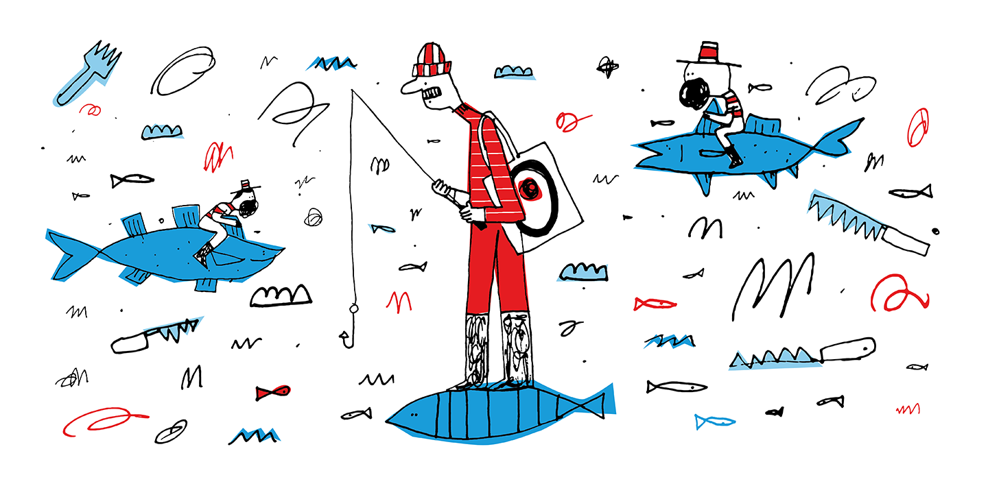 The fresh fish