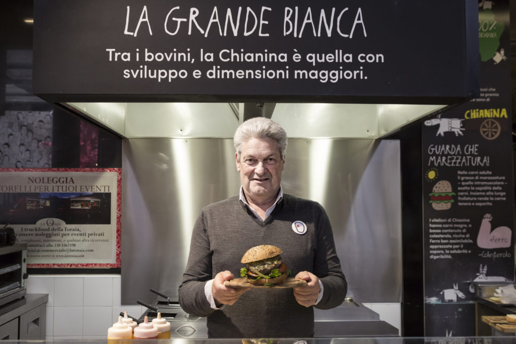 L'Hamburger di Chianina de La Toraia di Enrico Lagorio